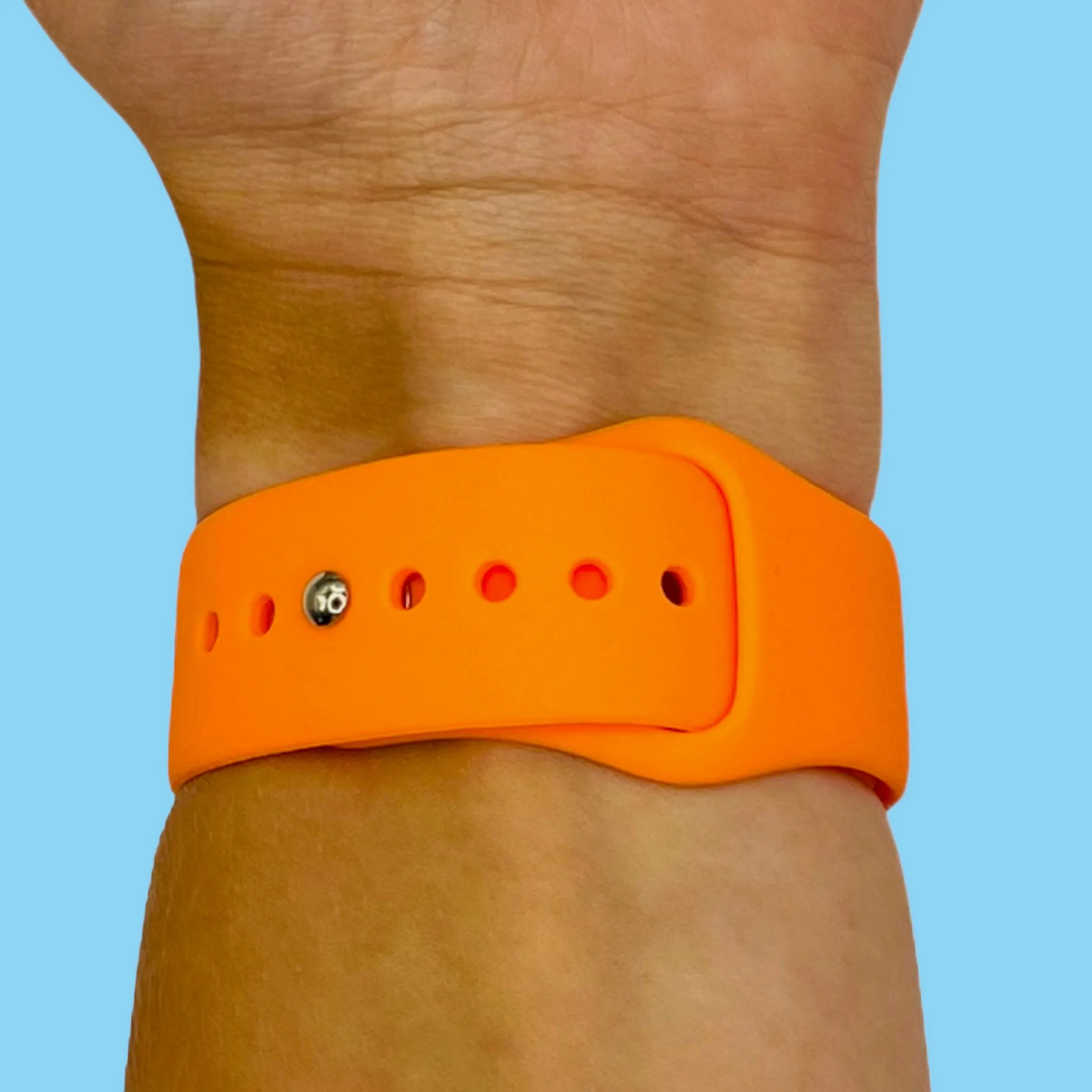 Universal Silicone Button Style Watch Straps Compatible with Most Watches