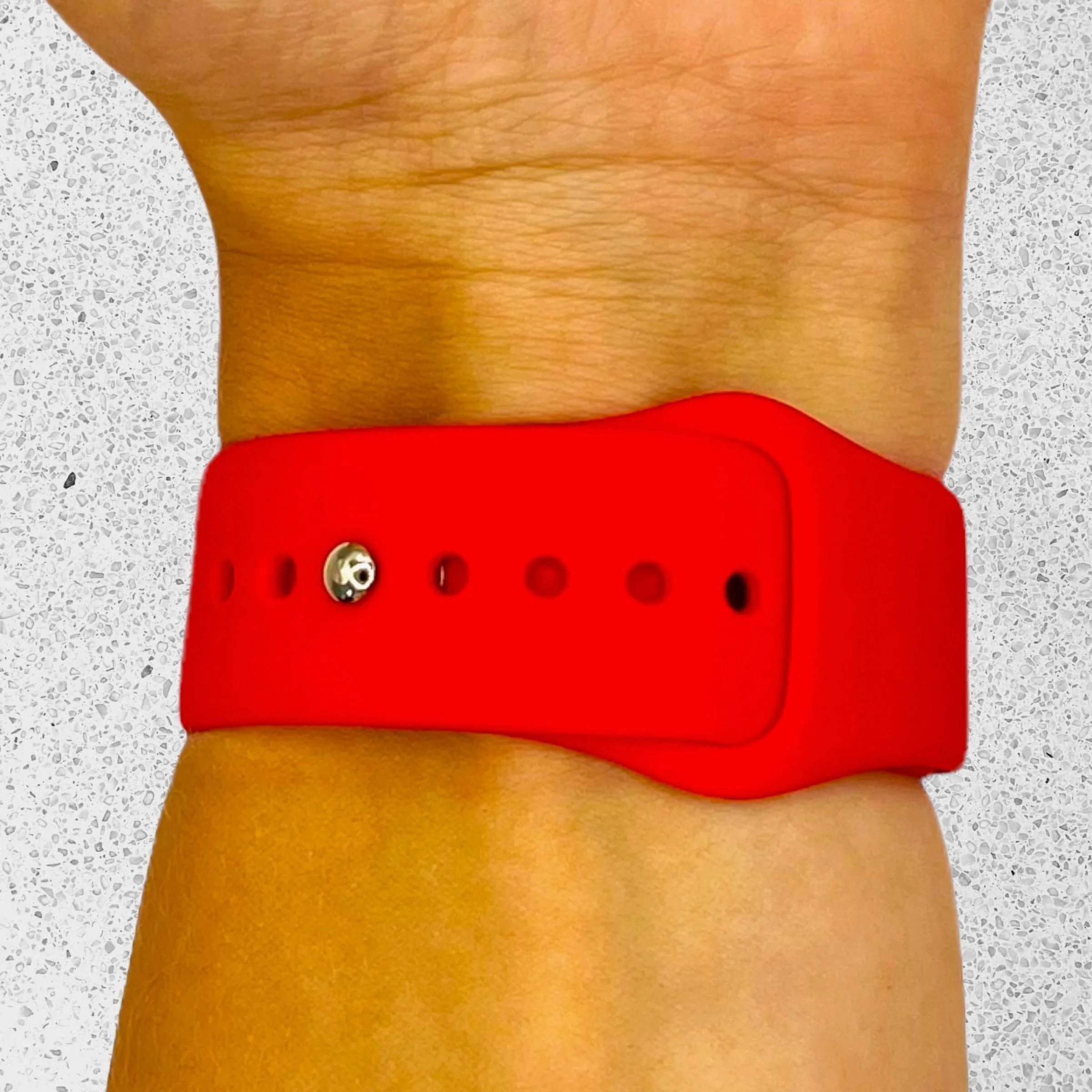 Universal Silicone Button Style Watch Straps Compatible with Most Watches
