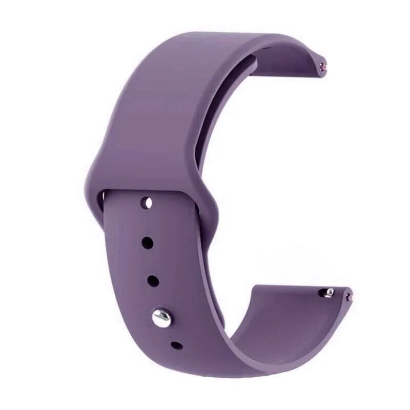 Universal Silicone Button Style Watch Straps Compatible with Most Watches
