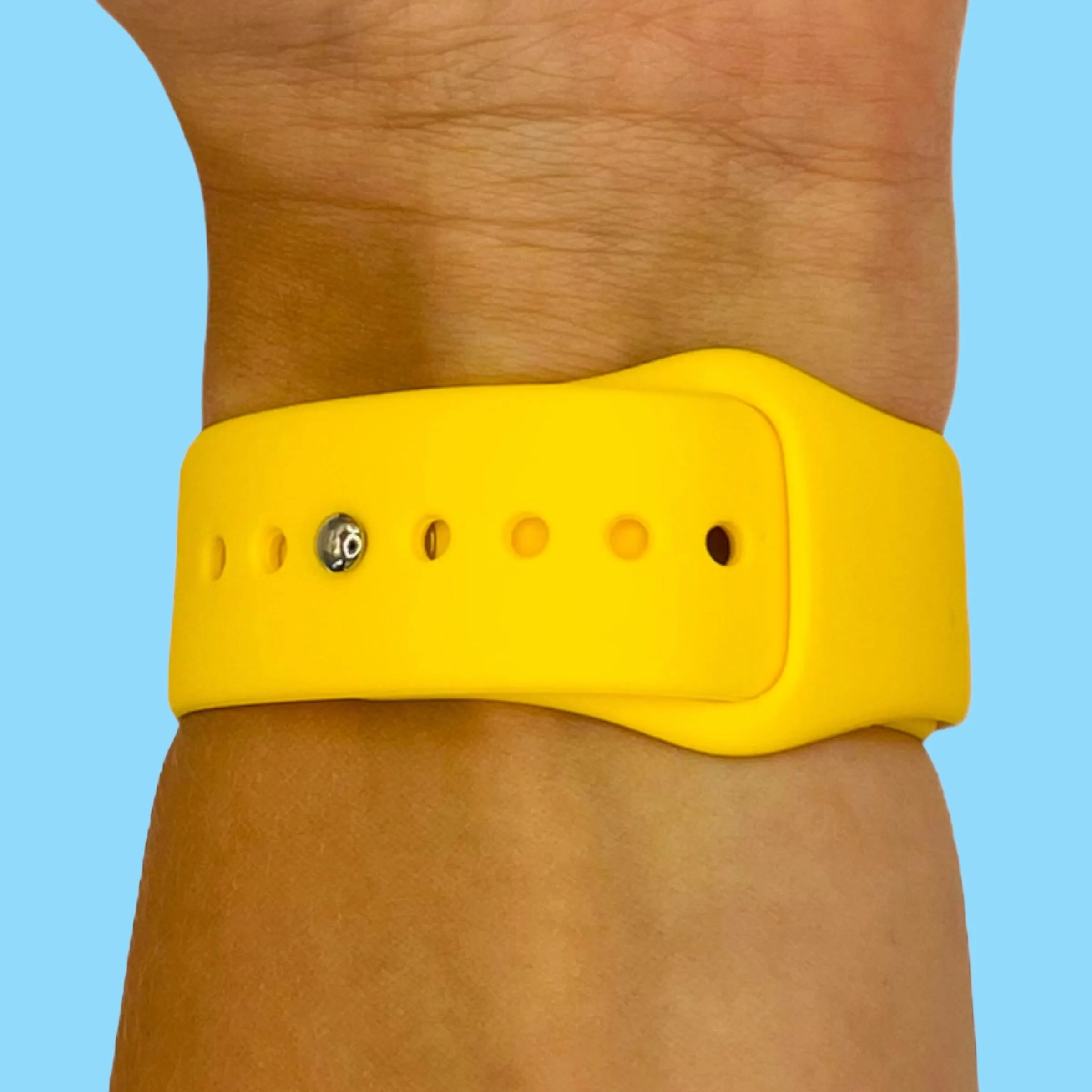 Universal Silicone Button Style Watch Straps Compatible with Most Watches