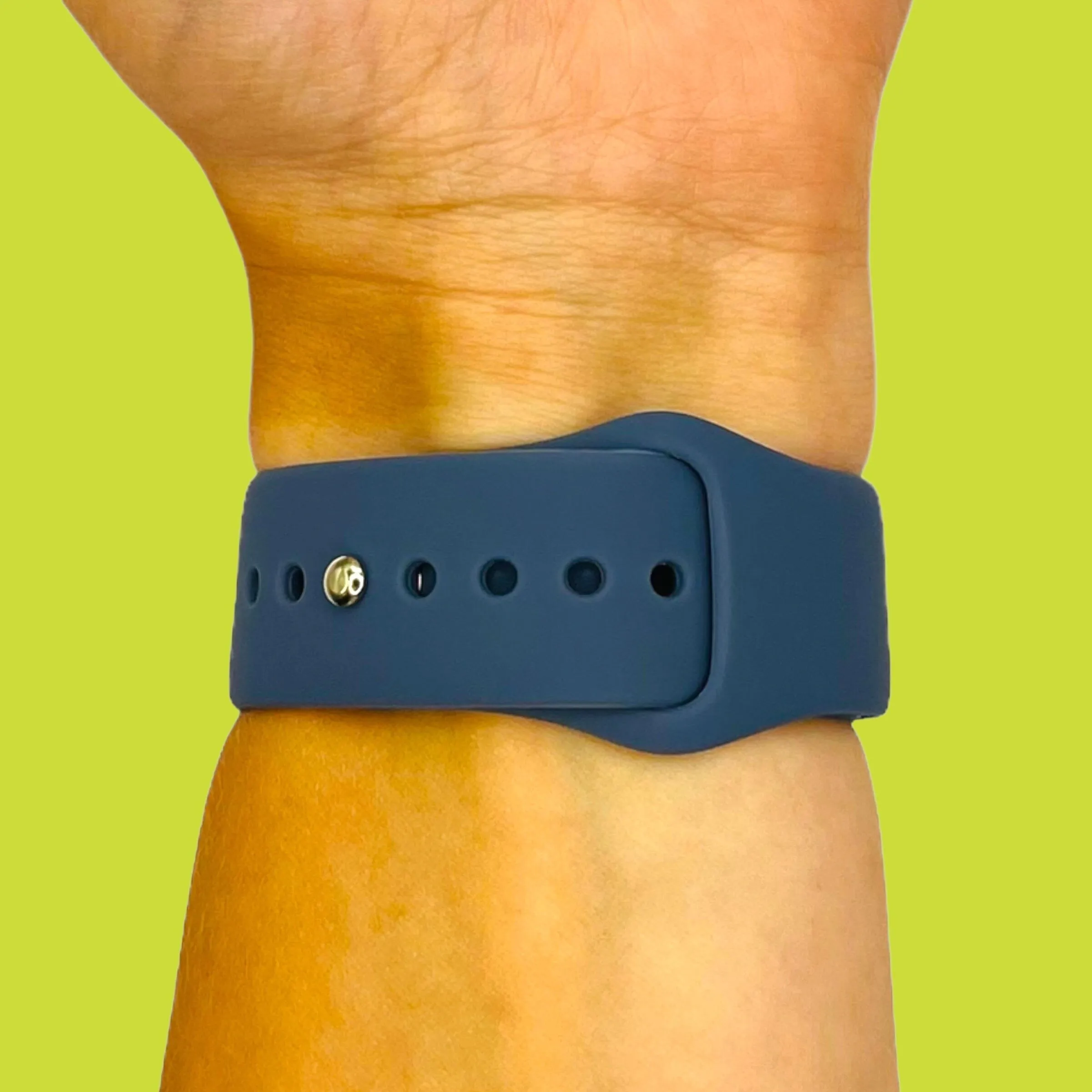 Universal Silicone Button Style Watch Straps Compatible with Most Watches