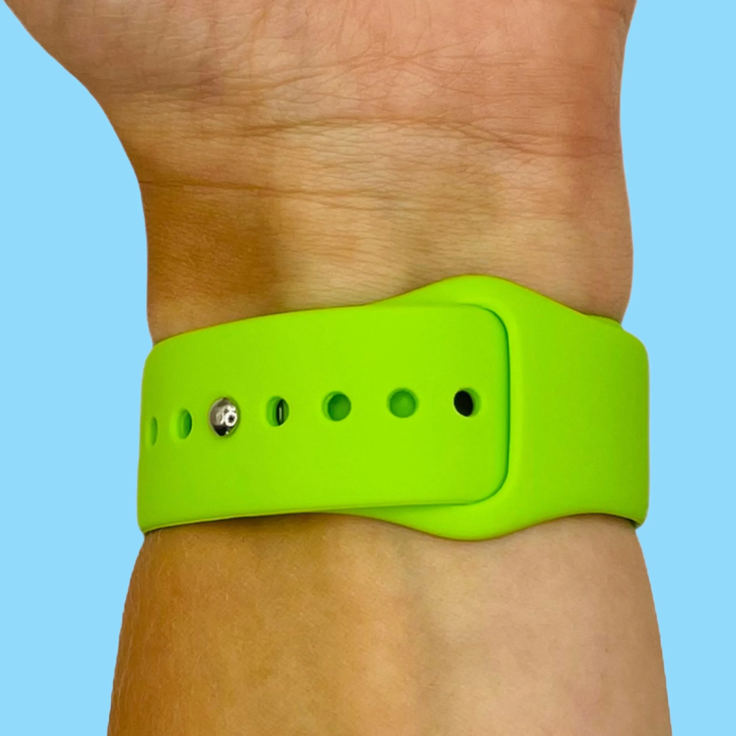 Universal Silicone Button Style Watch Straps Compatible with Most Watches