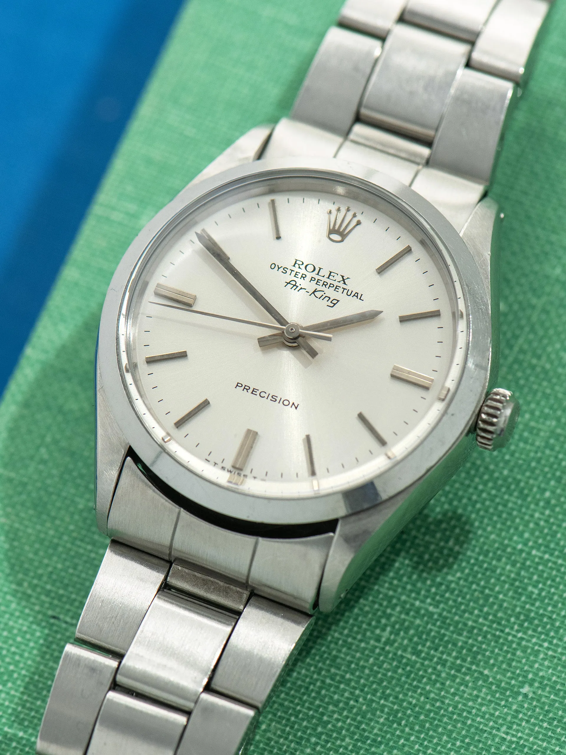 *Unpolished* 1972 Rolex Air-King (Ref. 5500) Silver Dial