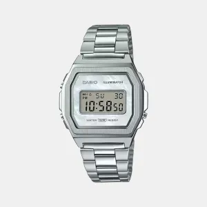 Vintage Unisex Digital Stainless Steel Watch D193 - A1000D-7EF