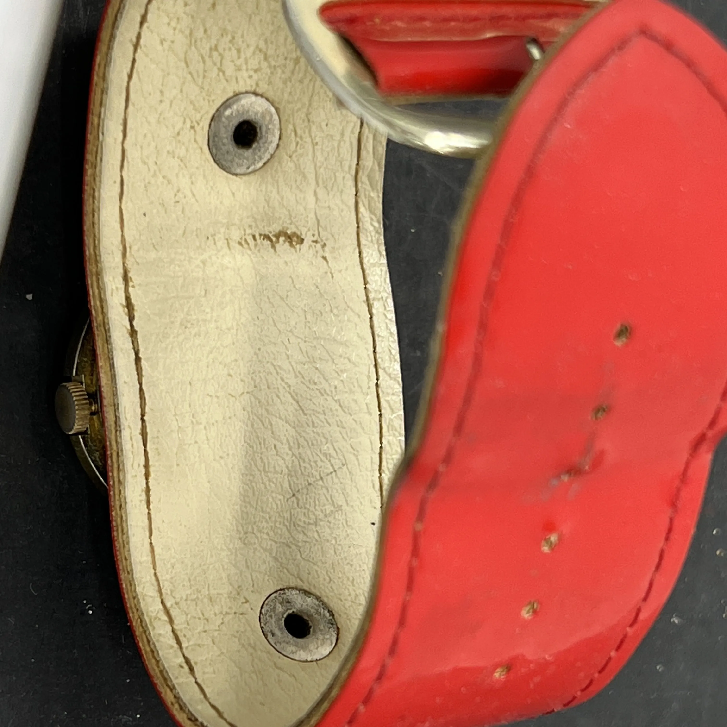 Vintage University of Nebraska Watch Go Big Red Wind-Up Watch Works