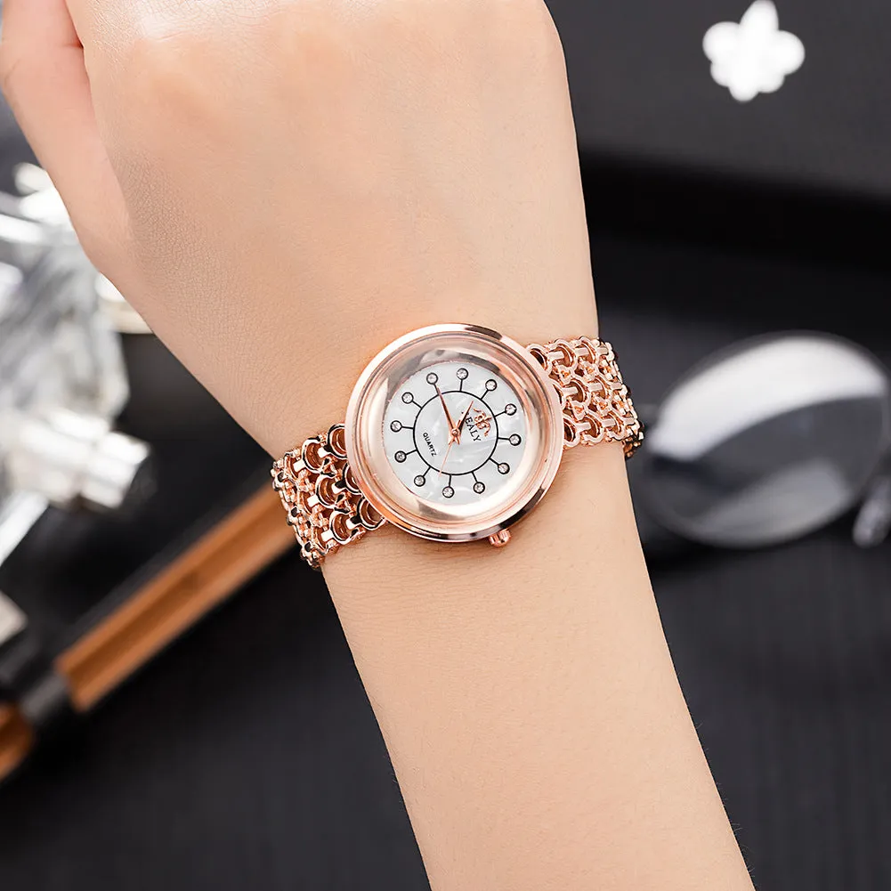 W3145 - Alloy Diamond Women's Bracelet Watch