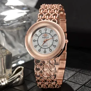 W3145 - Alloy Diamond Women's Bracelet Watch