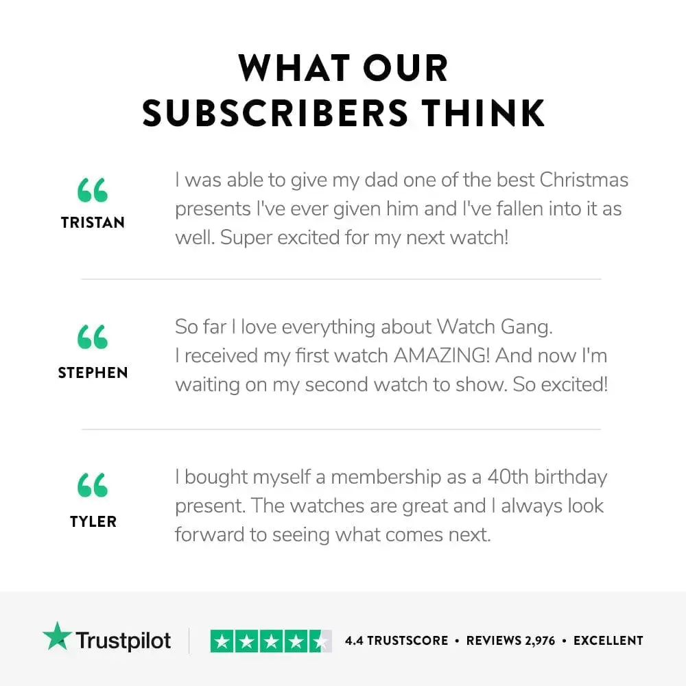 Watch Gang Black Subscription - 3 Month Prepay