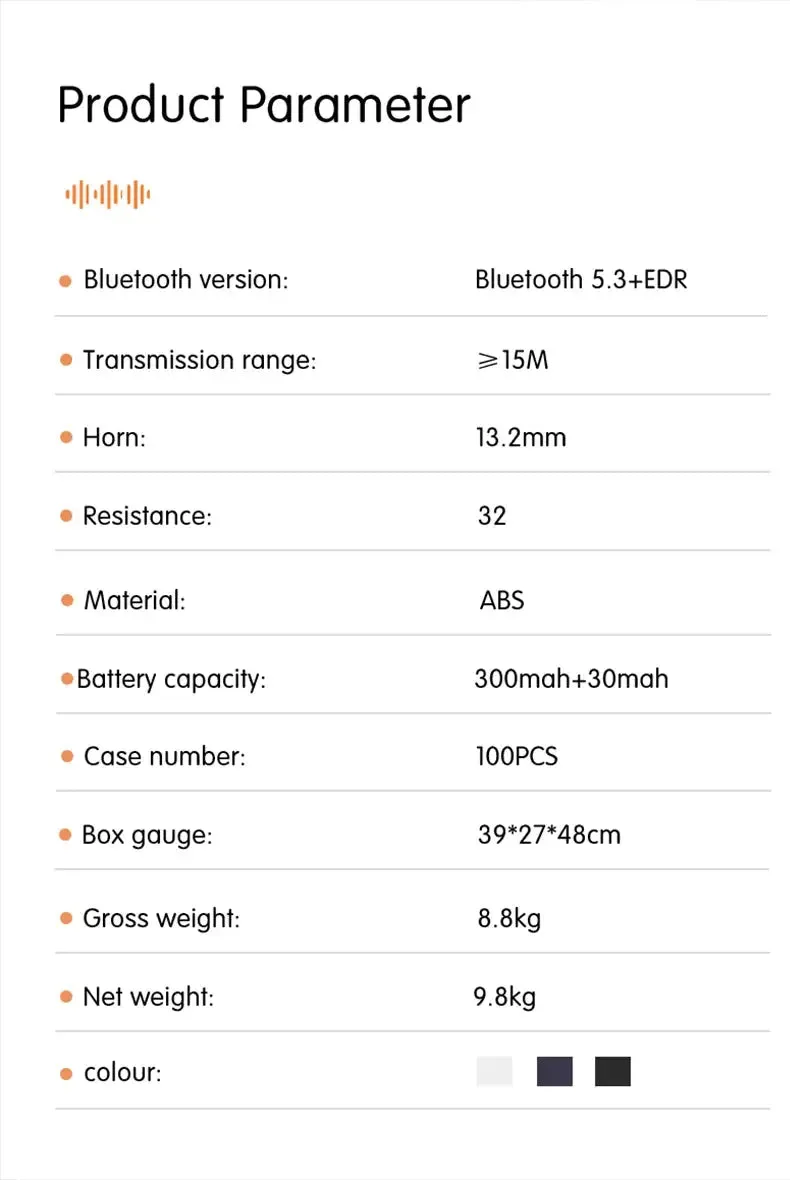 Xiaomi A34 Headphone In Ear Wireless Earbuds Bluetooth5.3 HiFi Stereo Sound Headset HD Call With Mic For Android iOS