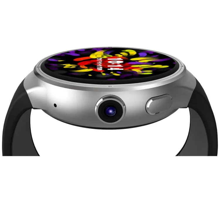 Z10 400*400 Pixel AMOLED 1.39 Inch Round Touch Screen Display Smart Watch, IP54 Waterproof, Support Pedometer / Heart Rate Monitor / GPS Navigation / Notification Remind / Call Reminder / Camera Remot ... rol / Calories Burned, Support Android 5.1(Silver)