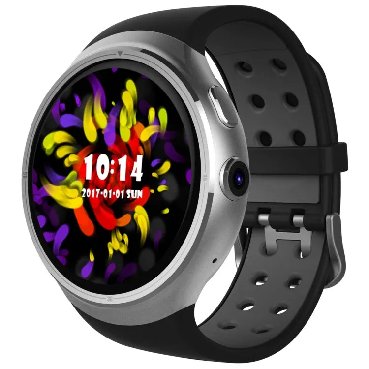 Z10 400*400 Pixel AMOLED 1.39 Inch Round Touch Screen Display Smart Watch, IP54 Waterproof, Support Pedometer / Heart Rate Monitor / GPS Navigation / Notification Remind / Call Reminder / Camera Remot ... rol / Calories Burned, Support Android 5.1(Silver)
