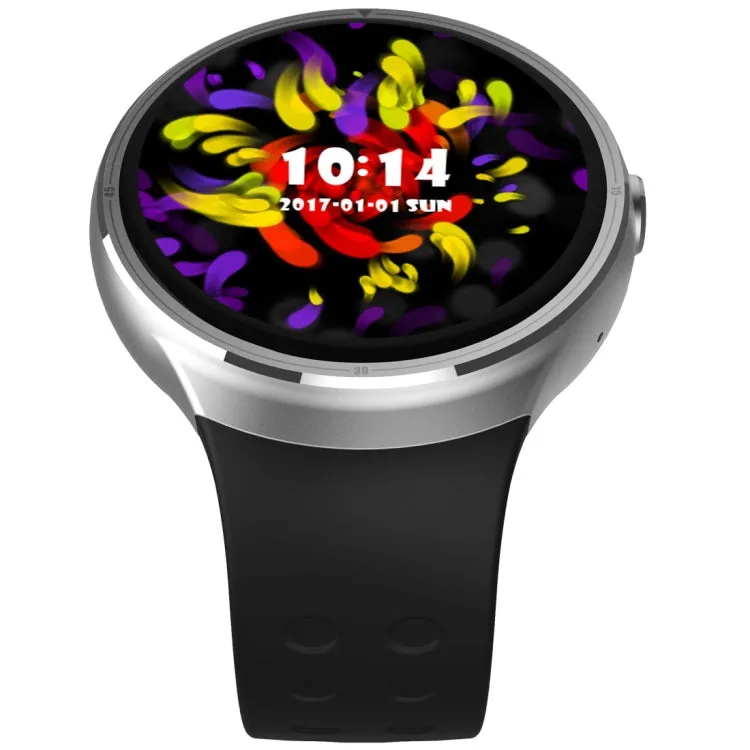 Z10 400*400 Pixel AMOLED 1.39 Inch Round Touch Screen Display Smart Watch, IP54 Waterproof, Support Pedometer / Heart Rate Monitor / GPS Navigation / Notification Remind / Call Reminder / Camera Remot ... rol / Calories Burned, Support Android 5.1(Silver)